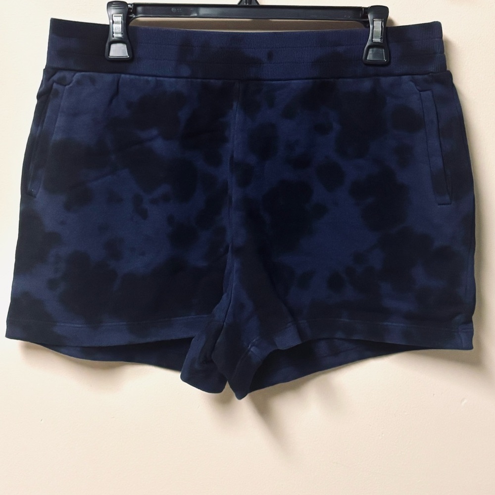 525 America Indigo Blue/Black Tie-Dye Sweat-shorts - New With Tags!